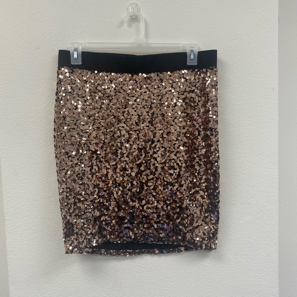 Torrid Gold sequin skirt - Picture 2 of 3